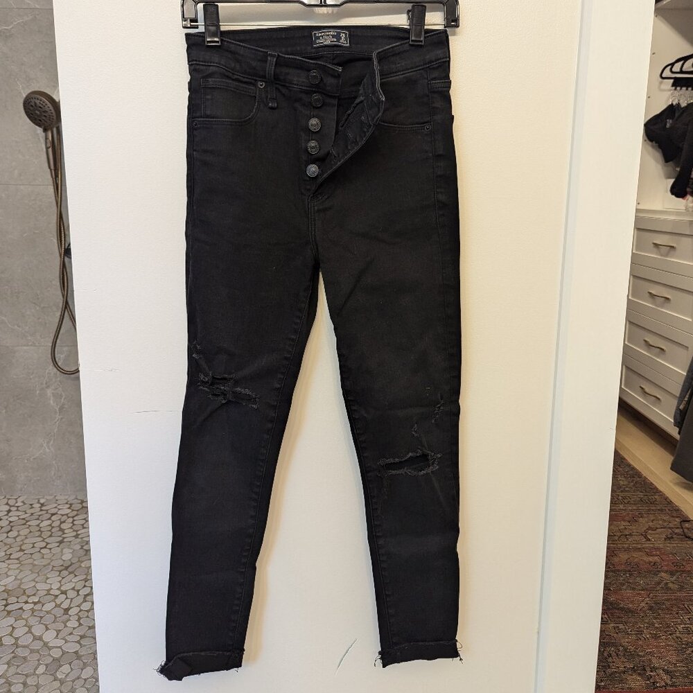 NWOT A&F Black Skinny Jeans
